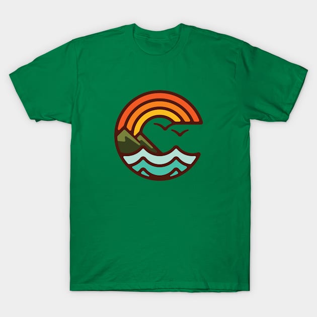 C for Coastal T-Shirt by Danny Dastard